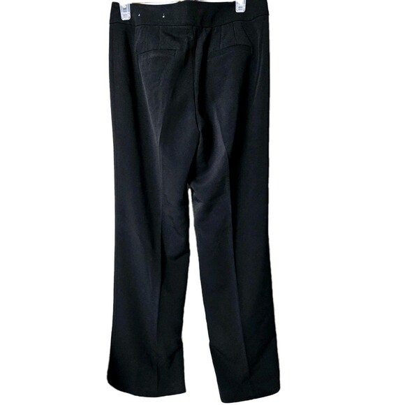 ANN TAYLOR Lined Dress Slacks Flat Front 4-Pocket Hook Closure Sz 4/32 Blk NWOT! - Picture 16 of 16
